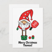 かわいい🎅クリスマスピックボールはがき ポストカード (正面/裏面)