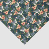 かわいいクリスマスフェスティバル猫 薄葉紙 (詳細)