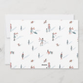 かわいいクリスマスフォトホリデーカード シーズンカード (裏面)