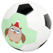 かわいいクリスマスフクロウのサッカーボール サッカーボール (3/4)