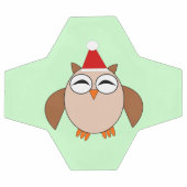 かわいいクリスマスフクロウのサッカーボール サッカーボール (フラット)