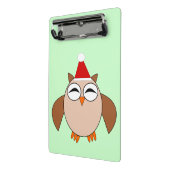 かわいいクリスマスフクロウのミニクリップボード ミニクリップボード (アングル2)