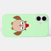 かわいいクリスマスフクロウiPhoneケース Case-Mate iPhoneケース (裏面 (横))