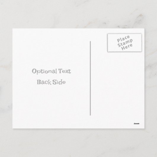 かわいいクリスマスフラミンゴ シーズンポストカード (裏面)