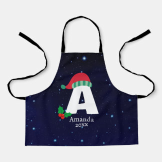 かわいいクリスマスプレゼントのグリーティングシーズン エプロン