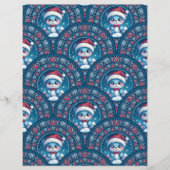 かわいいクリスマスベアマンダラデコスケールスクラップブック (正面)