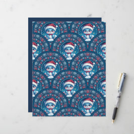 かわいいクリスマスベアマンダラデコスケールスクラップブック