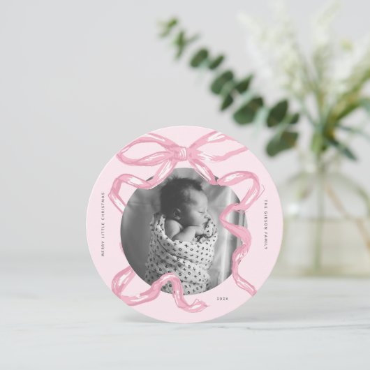 かわいいクリスマスベイビー ボウ フォト クリスマス (スタンド正面)