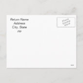 かわいいクリスマスベビーヤギ シーズンポストカード (裏面)