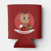 かわいいクリスマスベビー漫画クーラーボックス 缶クーラー (裏面)