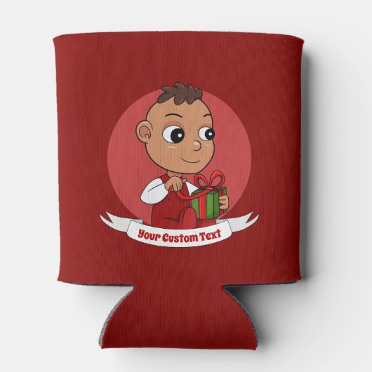 かわいいクリスマスベビー漫画クーラーボックス 缶クーラー (裏面)