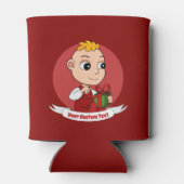 かわいいクリスマスベビー漫画クーラーボックス 缶クーラー (裏面)