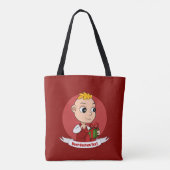 かわいいクリスマスベビー漫画トートバッグ トートバッグ (裏面)