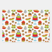 かわいいクリスマスベーキング紙シート ラッピングペーパーシート (正面)