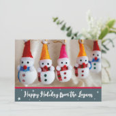 かわいいクリスマスホリデーカードをカスタマイズしよう シーズンカード (スタンド正面)