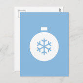 かわいいクリスマスボールはがき ポストカード (正面/裏面)