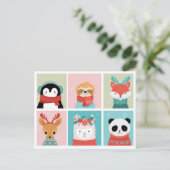 かわいいクリスマスポストカード ポストカード (スタンド正面)