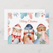 かわいいクリスマスポストカード ポストカード (正面/裏面)