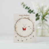 かわいいクリスマスポストカード ポストカード (スタンド正面)