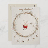 かわいいクリスマスポストカード ポストカード (正面/裏面)