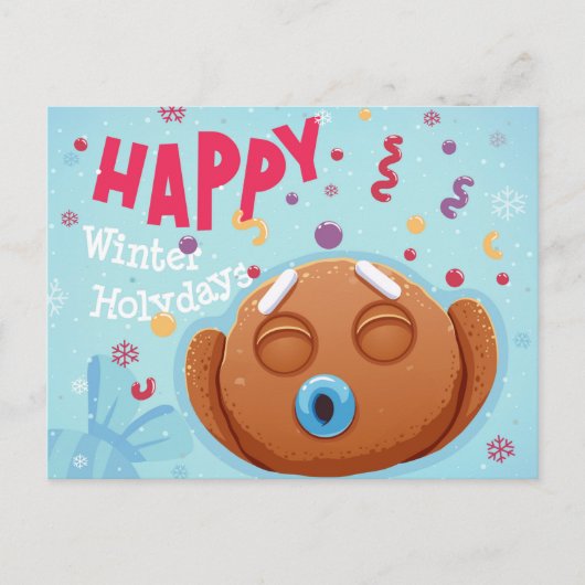 かわいいクリスマスポストカード ポストカード (正面)