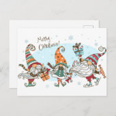 かわいいクリスマスポストカード ポストカード (正面/裏面)