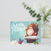 かわいいクリスマスポストカード ポストカード (スタンド正面)