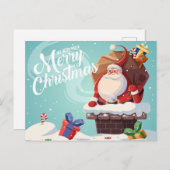 かわいいクリスマスポストカード ポストカード (正面/裏面)