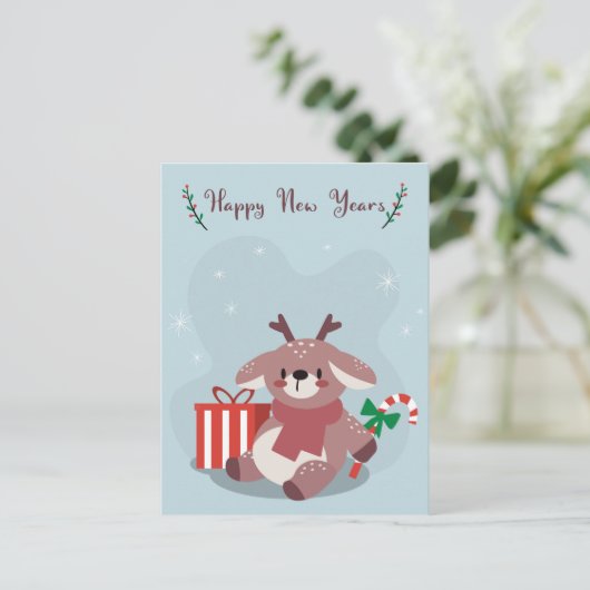 かわいいクリスマスポストカード ポストカード (スタンド正面)