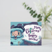 かわいいクリスマスポストカード ポストカード (スタンド正面)