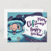 かわいいクリスマスポストカード ポストカード (正面/裏面)