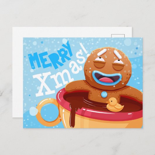 かわいいクリスマスポストカード ポストカード (正面/裏面)