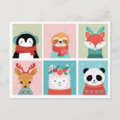 かわいいクリスマスポストカード ポストカード (正面)