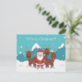 かわいいクリスマスポストカード ポストカード (スタンド正面)