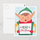 かわいいクリスマスポストカード ポストカード (正面/裏面)