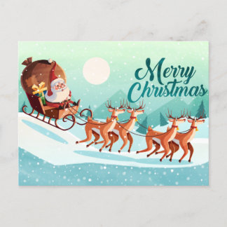かわいいクリスマスポストカード ポストカード