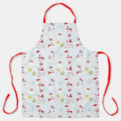 かわいいクリスマスポーラーベア エプロン (正面)