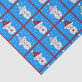 かわいいクリスマスポーラーベア 薄葉紙 (詳細)