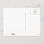 かわいいクリスマスマウスキャンディーケーンホリデーポストカード シーズンポストカード (裏面)