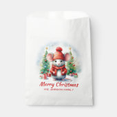 かわいいクリスマスマウスパーティー フェイバーバッグ (正面)