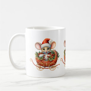 かわいいクリスマスマウスマグ コーヒーマグカップ