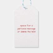 かわいいクリスマスマウス ギフトタグ (裏面)