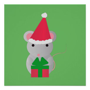 かわいいクリスマスマウス ポスター