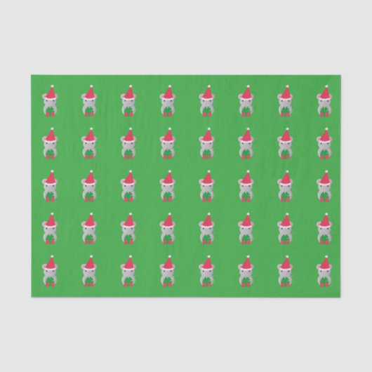 かわいいクリスマスマウス 薄葉紙 (正面)