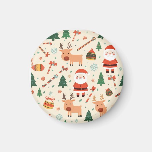 かわいいクリスマスマグネット マグネット (正面)