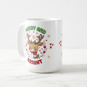 かわいいクリスマスマグ コーヒーマグカップ (正面左)