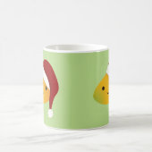 かわいいクリスマスマンゴ コーヒーマグカップ (中央)