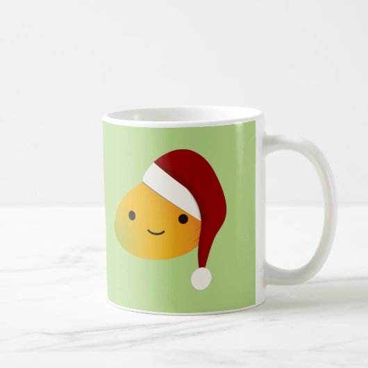かわいいクリスマスマンゴ コーヒーマグカップ (右)