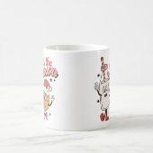 かわいいクリスマスミルクとクッキー コーヒーマグカップ (中央)