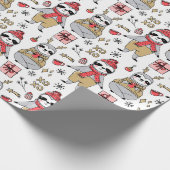 かわいいクリスマスラッピング紙 ラッピングペーパー (角)